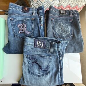 Rock & Republic Women's Blue Jeans Bundle